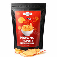 Authentic Prawn Papad | Crispy Seafood Snack | Hand-Rolled & Sun-Dried | Ready to Fry | FREE Rs.99 Chicken Masala